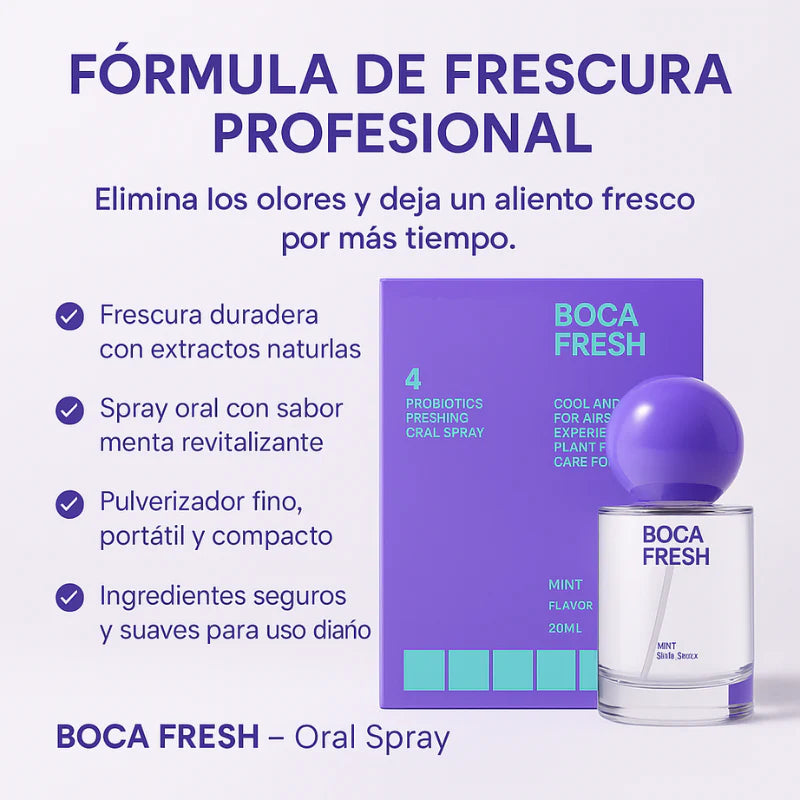 BocaFresh® Perfume Oral - Adiós Al Mal Aliento